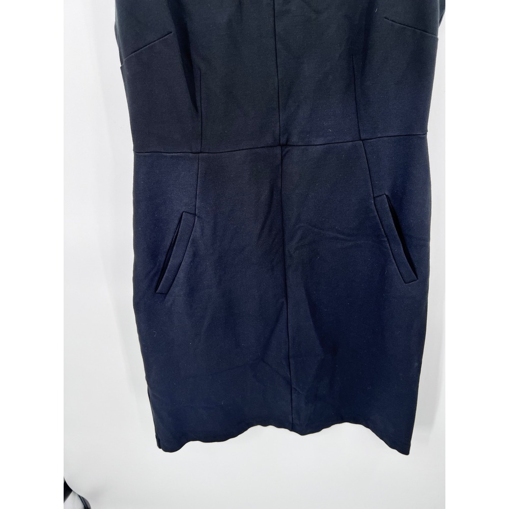 Lands End Black Sleeveless Sheath Dress with Pockets Size 10 - Picture 4 of 10